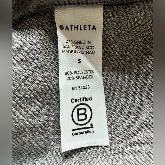 Athleta Bayview Tee Grey Size Small - Picture 5 of 5